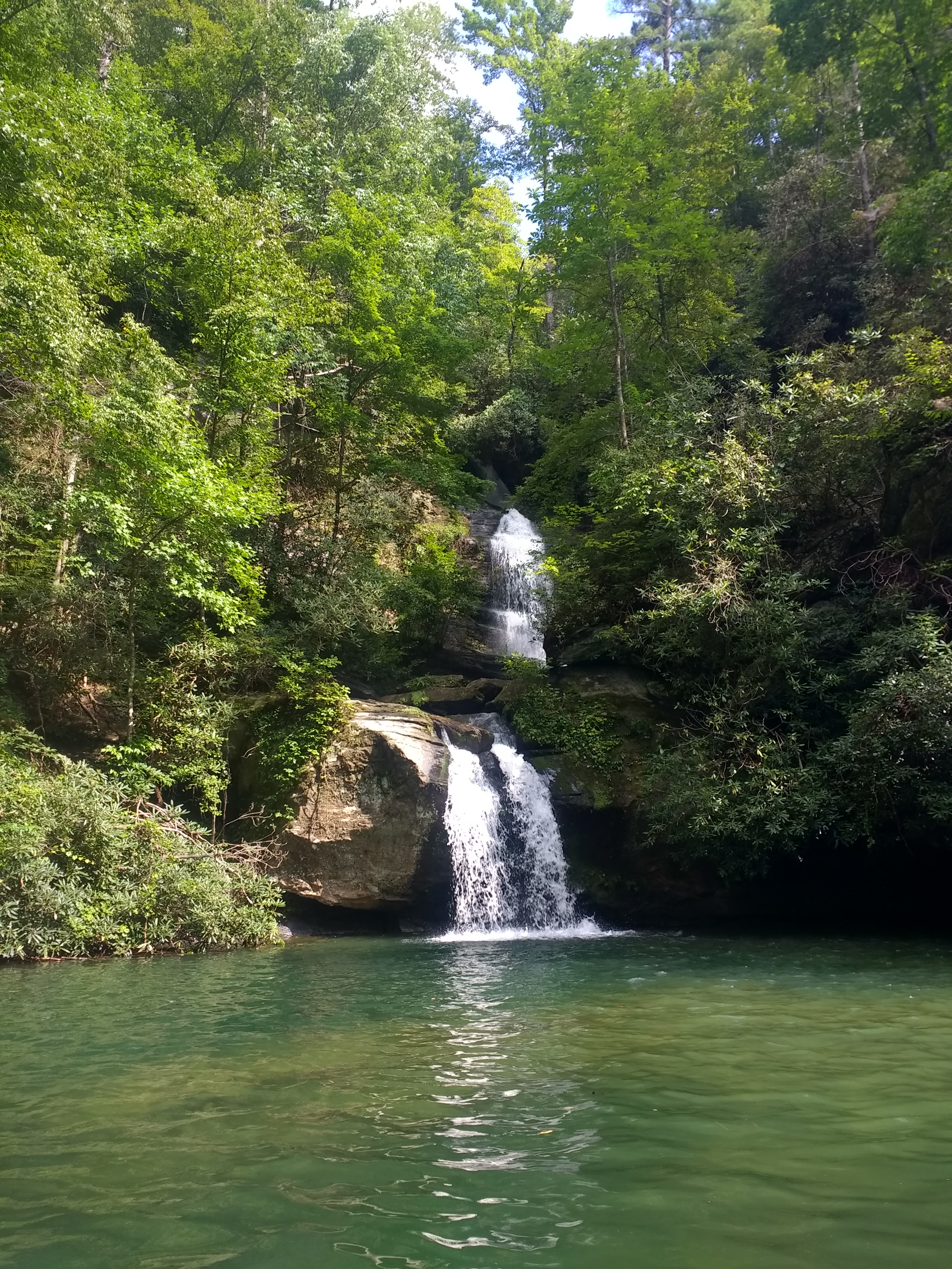 Lake Jocassee waterfall